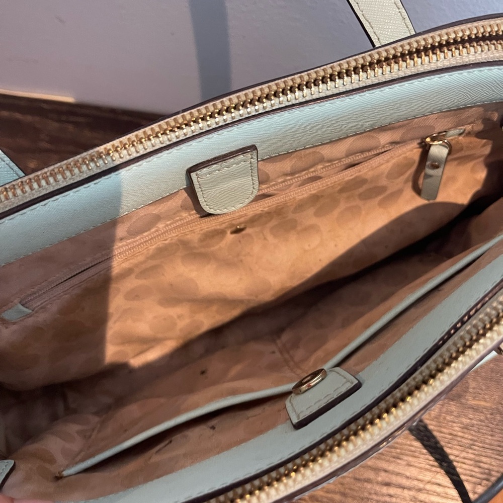 Kate Spade Purse Mint Green Cedar Street Maise Shoulder Medium Satchel Purse - Picture 8 of 12